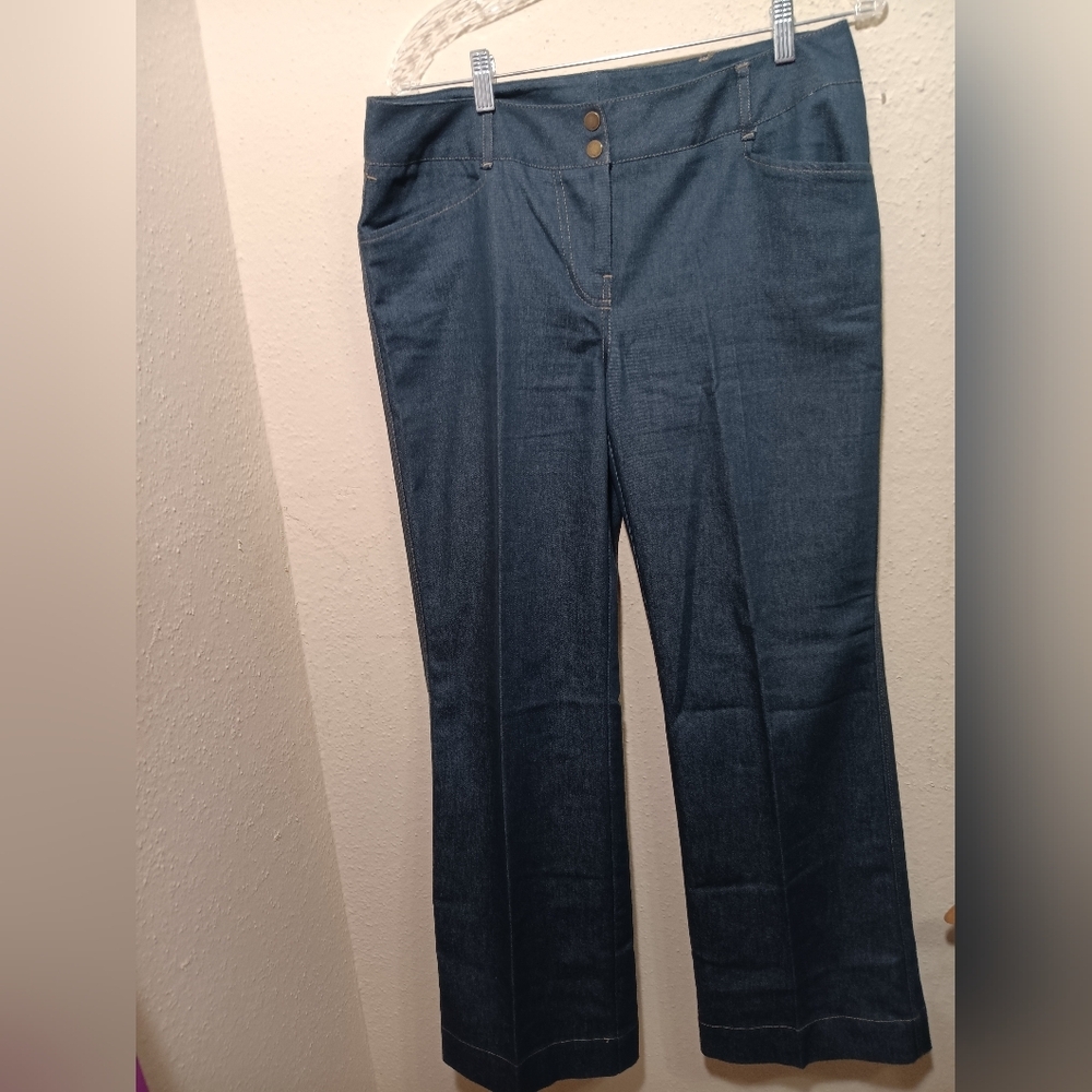 Work To Weekend Classic Blue Denim Women's Pants